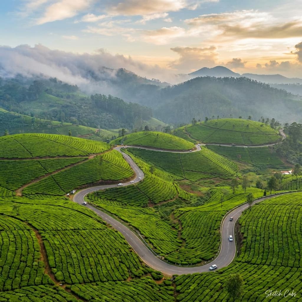 Best Scenic Routes from Salem to Ooty